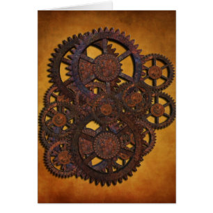 Steampunk Rusty Gears
