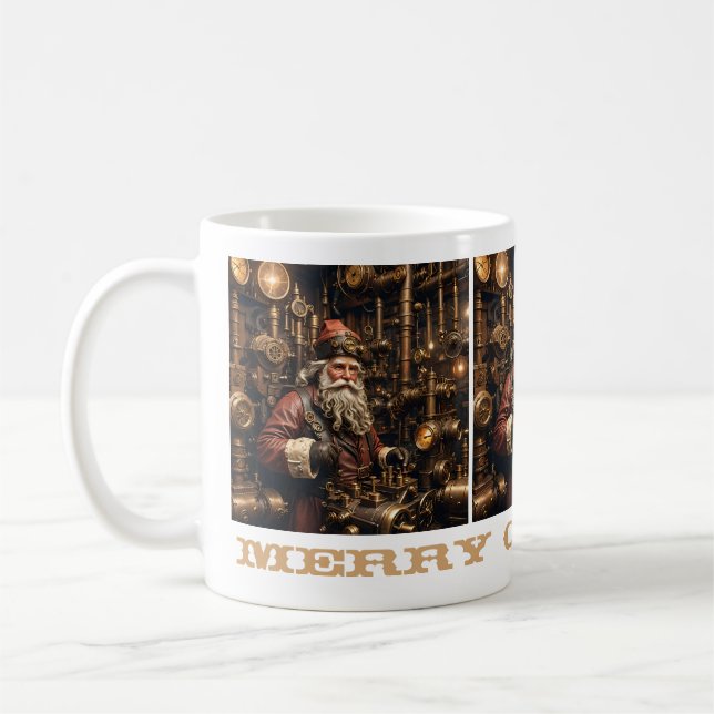 Steampunk Santa Mug (Left)