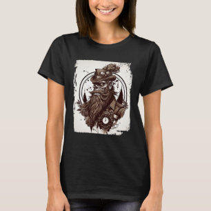 Steampunk Sasquatch Skeleton Yeti T-Shirt
