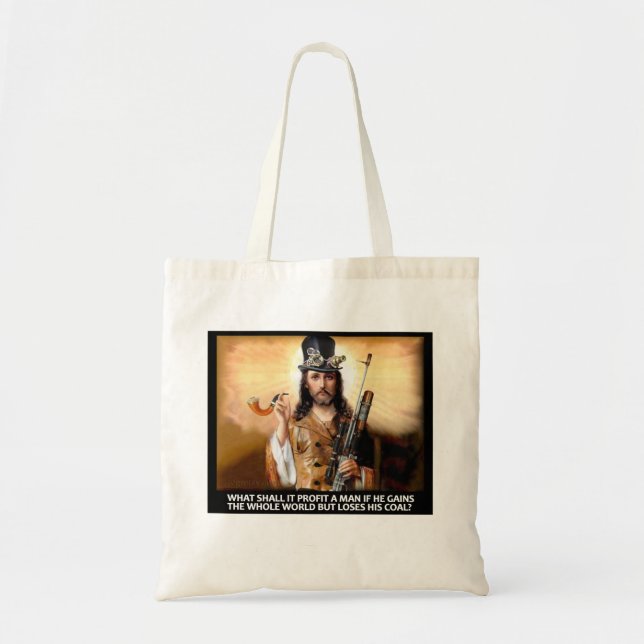 Steampunk Saviour Tote Bag (Front)