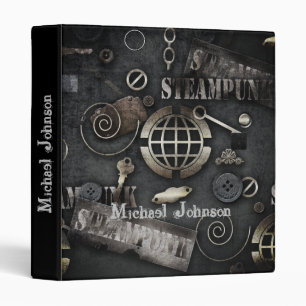 Steampunk, scrapbooking binder