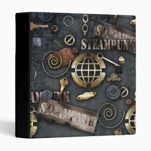 Steampunk, scrapbooking binder