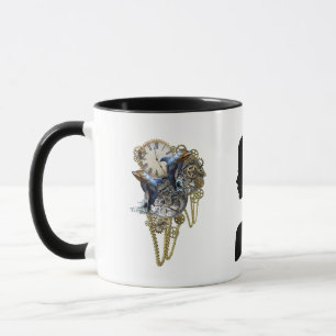 Steampunk sculpture -Art Trendy Mug