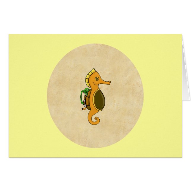 Steampunk Seahorse (Front Horizontal)