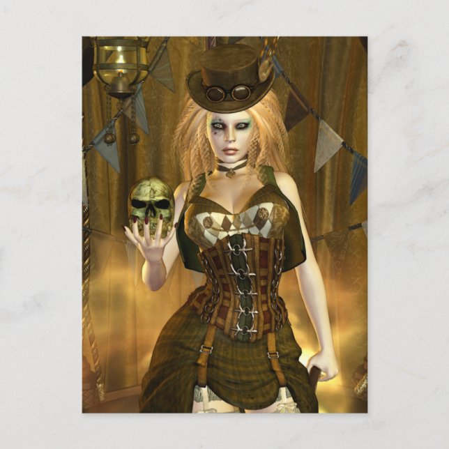 Steampunk Series JADE iPod Postcard (Front)