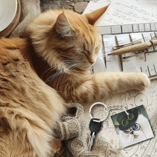 Steampunk Siamese Perswian Chat