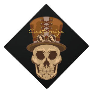 Steampunk Skull in Top Hat Thunder_Cove