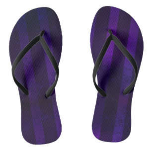 Steampunk Spider on Purple Background Flip Flops