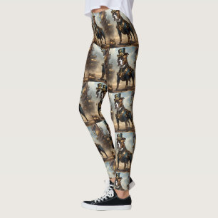Steampunk Staffordshire Bull Terrier,  Leggings