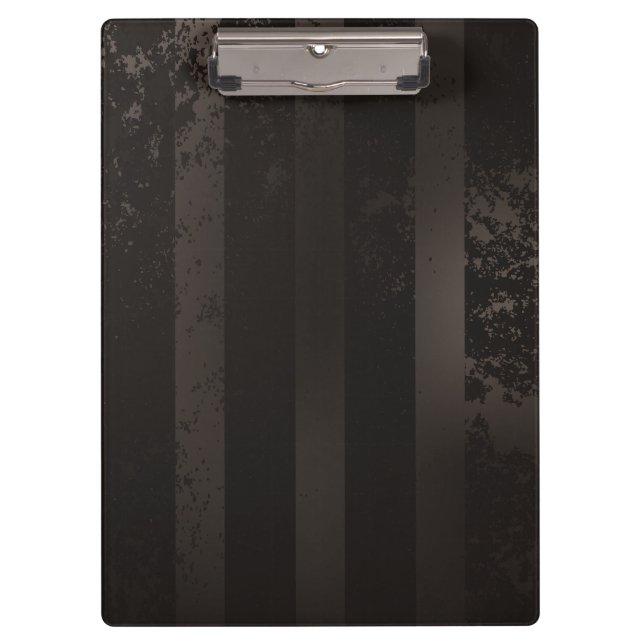 Steampunk striped brown background clipboard (Front)