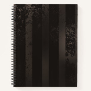 Steampunk striped brown background notebook