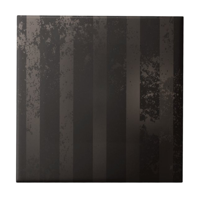 Steampunk striped brown background tile (Front)