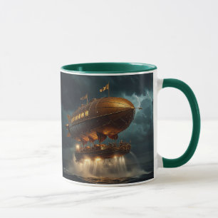Steampunk Submersible Ocean-liner Mug