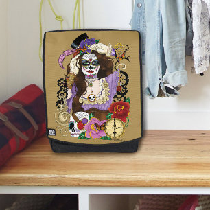 Steampunk Sugar Skull Backpack