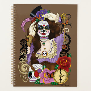 Steampunk Sugar Skull Planner