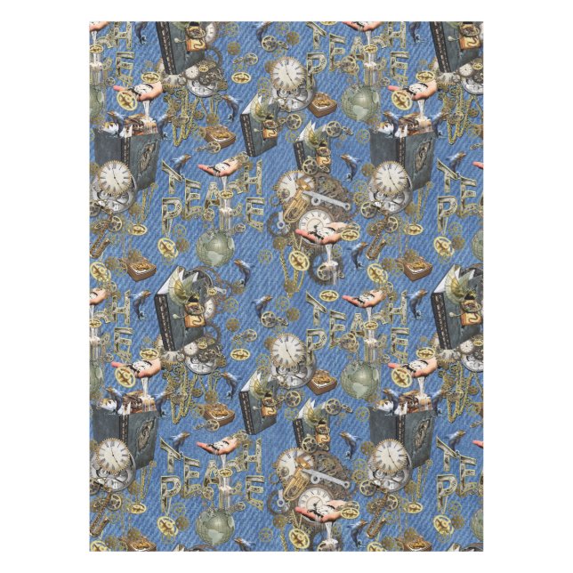 Steampunk sur Blue Denim Nappe (Devant)