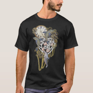 Steampunk - T-shirt Dolphins