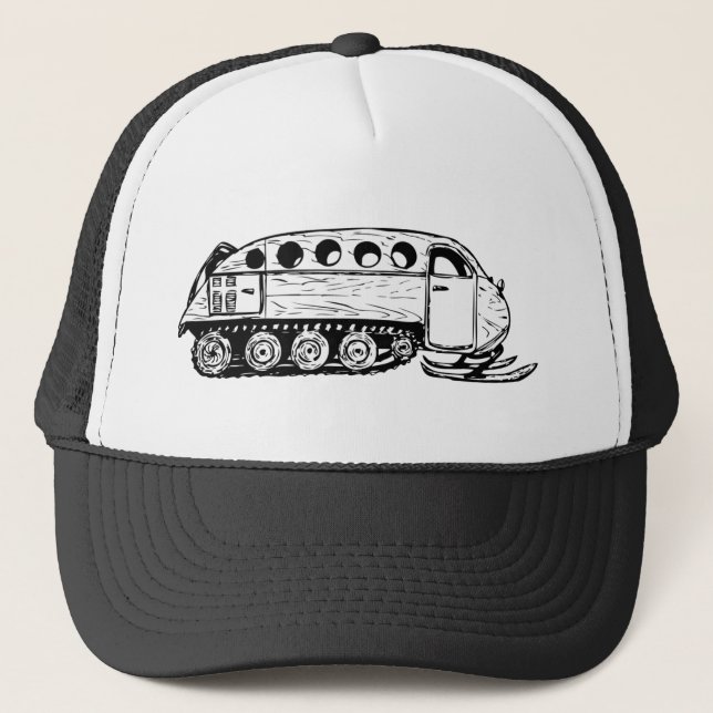 Steampunk Tank Trucker Hat (Front)
