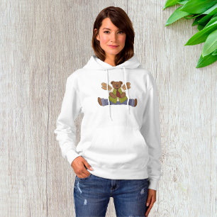 Steampunk Teddy Bear with Fairy Wings Hoodie