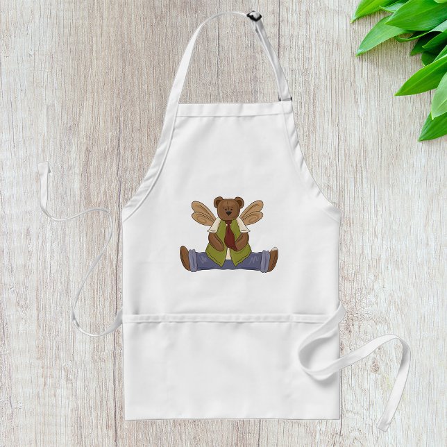 Steampunk Teddy Bear with Fairy Wings  Standard Apron (Creator Uploaded)