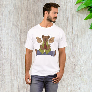 Steampunk Teddy Bear with Fairy Wings  T-Shirt