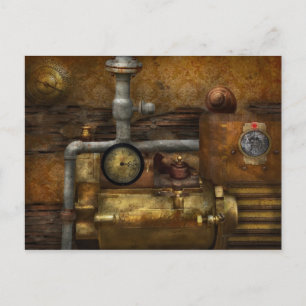 Steampunk - The device Postcard