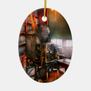 Steampunk - The Golden age of Cinema Ceramic Ornament