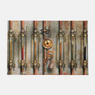Steampunk - The lubrication manifold Doormat