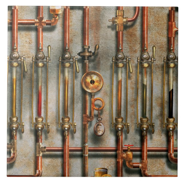 Steampunk - The lubrication manifold Tile (Front)