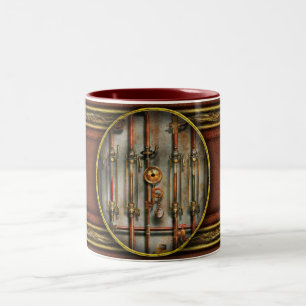 Steampunk - The lubrication manifold Two-Tone Coffee Mug