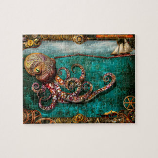 Steampunk - The tale of the Kraken Jigsaw Puzzle