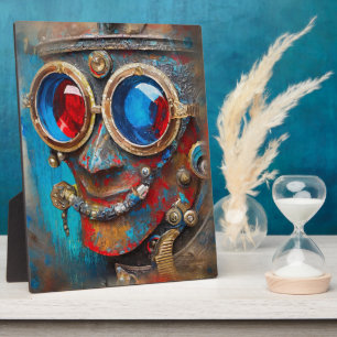 Steampunk The Tin Man Portrait Plaque