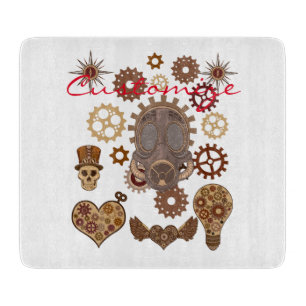 Steampunk Theme Thunder_Cove Cutting Board