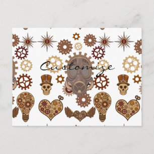 Steampunk Theme Thunder_Cove Postcard