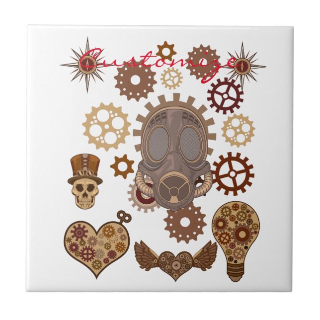 Steampunk Theme Thunder_Cove Tile (Front)