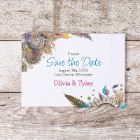 Steampunk themed Wedding Save the Date