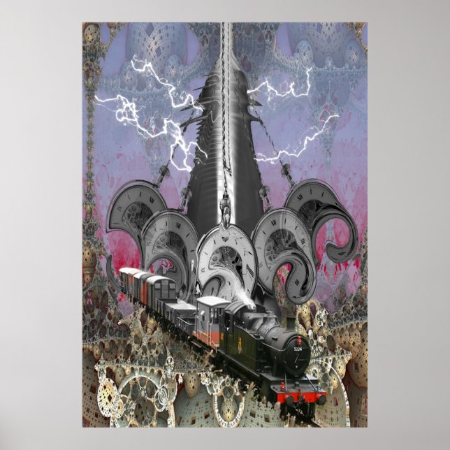 Steampunk Time Machine Poster (Front)