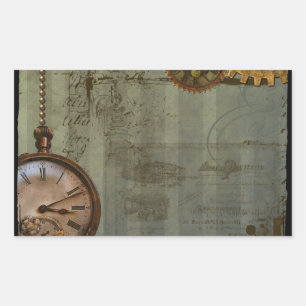 Steampunk Time Machine Stickers