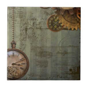Steampunk Time Machine Tile