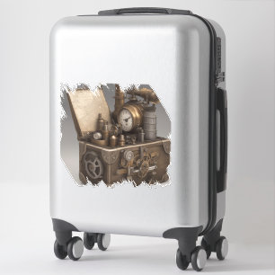 Steampunk Time Machine - Vintage Treasure Chest 