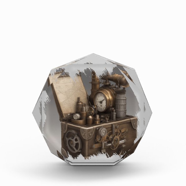 Steampunk Time Machine - Vintage Treasure Chest  Photo Block (Front)