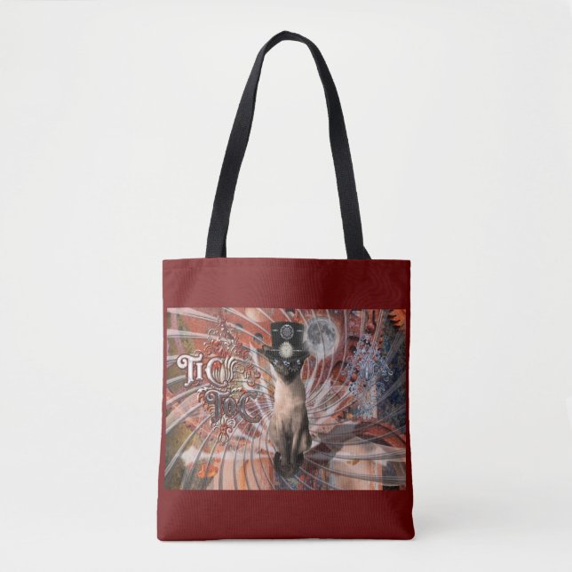 Steampunk Time Traveller Meezer Tote Bag (Front)