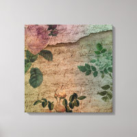 Steampunk Torn Rose | Vintage Distressed Ephemera