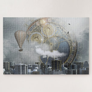 Steampunk Town Jigsaw Puzzle