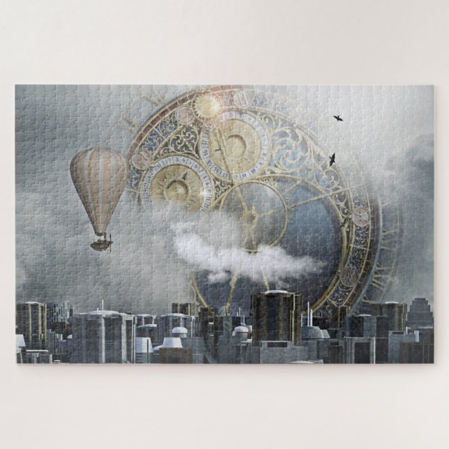 Steampunk Town Jigsaw Puzzle (Horizontal)