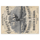 Steampunk Train Decoupage Paper (Front)