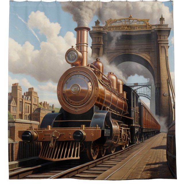 Steampunk Train Leaving London (Front)