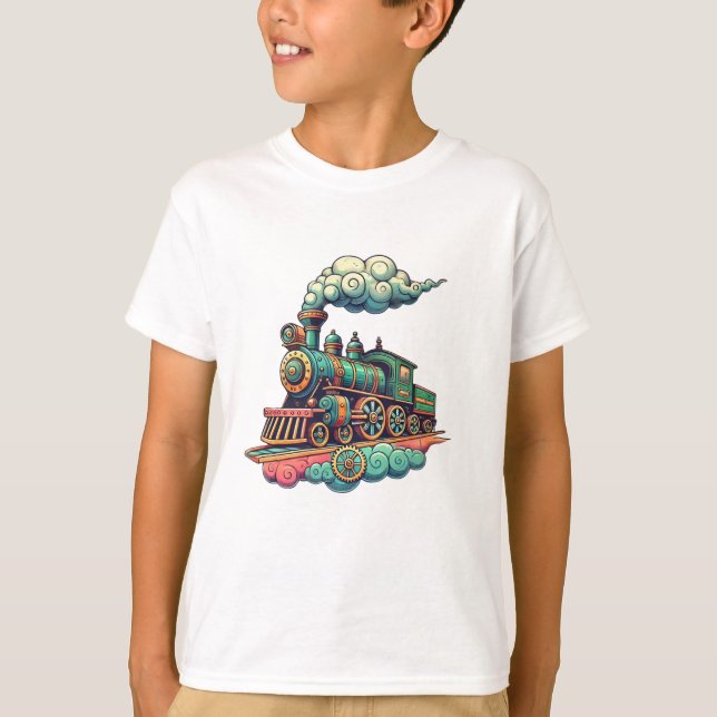 Steampunk Train T-Shirt (Front)