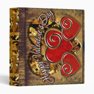 Steampunk Valentine 3 Binders Options