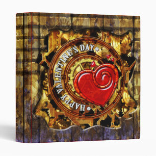Steampunk Valentine's Day 1B Binders Options